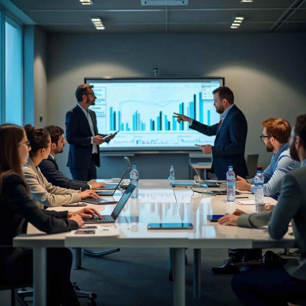 Equipo en sesión de formación